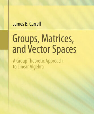 خرید و دانلود نسخه کامل کتاب Groups, Matrices, and Vector Spaces: A Group Theoretic Approach to Linear Algebra