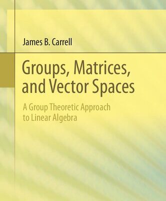 خرید و دانلود نسخه کامل کتاب Groups, Matrices, and Vector Spaces: A Group Theoretic Approach to Linear Algebra