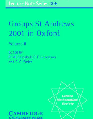 خرید و دانلود نسخه کامل کتاب Groups St Andrews 2001 in Oxford: Volume 2