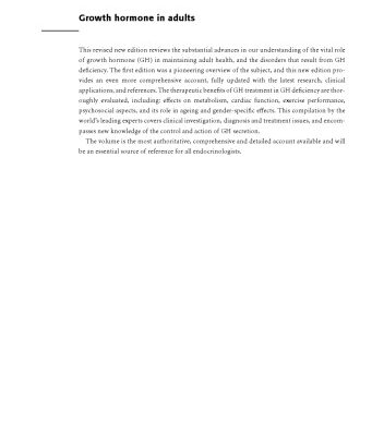 خرید و دانلود نسخه کامل کتاب Growth Hormone in Adults: Physiological and Clinical Aspects, Second Edition