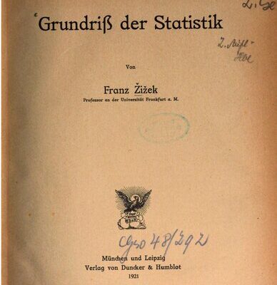 خرید و دانلود نسخه کامل کتاب Grudriß der Statistik
