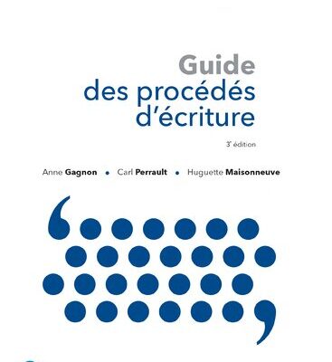 خرید و دانلود نسخه کامل کتاب Guide des procédés d’écriture