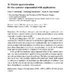 خرید و دانلود نسخه کامل کتاب H -Matrix approximation for the operator exponential with applications