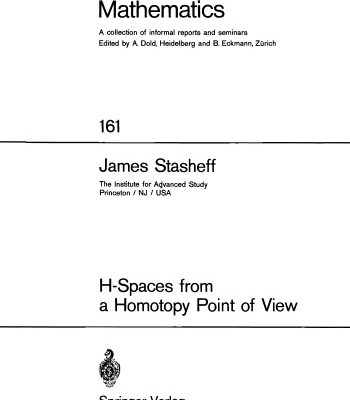 خرید و دانلود نسخه کامل کتاب H-spaces from a homotopy point of view