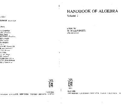 خرید و دانلود نسخه کامل کتاب Handbook of algebra