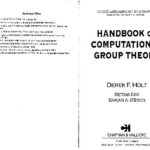 خرید و دانلود نسخه کامل کتاب Handbook of Computational Group Theory