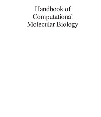 خرید و دانلود نسخه کامل کتاب Handbook of Computational Molecular Biology