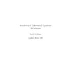 خرید و دانلود نسخه کامل کتاب Handbook of Differential Equations (Errata added)