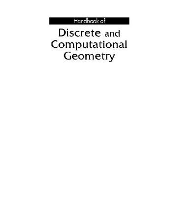 خرید و دانلود نسخه کامل کتاب Handbook of discrete and computational geometry