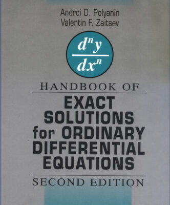 خرید و دانلود نسخه کامل کتاب Handbook of Exact Solutions for Ordinary Differential Equations