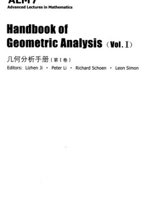 خرید و دانلود نسخه کامل کتاب Handbook of Geometric Analysis, Vol. 1 (Advanced Lectures in Mathematics No. 7)