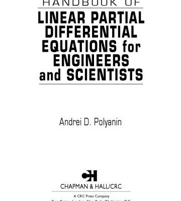 خرید و دانلود نسخه کامل کتاب Handbook of linear partial differential equations for engineers and scientists [missing CH 1-3]