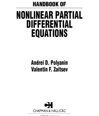 خرید و دانلود نسخه کامل کتاب Handbook of Nonlinear Partial Differential Equations