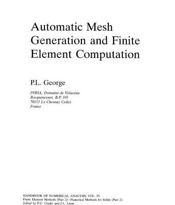 خرید و دانلود نسخه کامل کتاب Handbook of Numerical Analysis. Finite Element Methods (Part 2). Numerical Methods for Solids (Part 2)