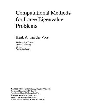 خرید و دانلود نسخه کامل کتاب Handbook of Numerical Analysis. Solution of Equations in Rn (Part 4), Techniques of Scientific Computing (Part 4), Numerical Methods for Fluids (Part 2)