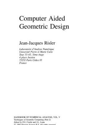 خرید و دانلود نسخه کامل کتاب Handbook of Numerical Analysis. Techniques of Scientific Computing (Part 2)