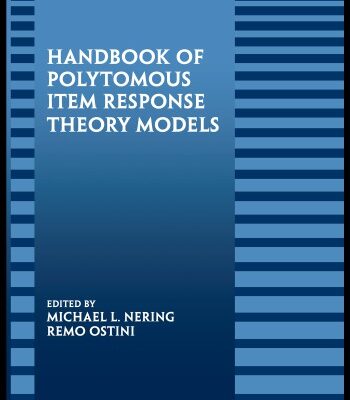 خرید و دانلود نسخه کامل کتاب Handbook of Polytomous Item Response Theory Models