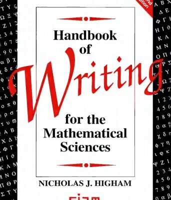 خرید و دانلود نسخه کامل کتاب Handbook of writing for the mathematical sciences