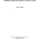 خرید و دانلود نسخه کامل کتاب Handling combinatorial explosion in software testing