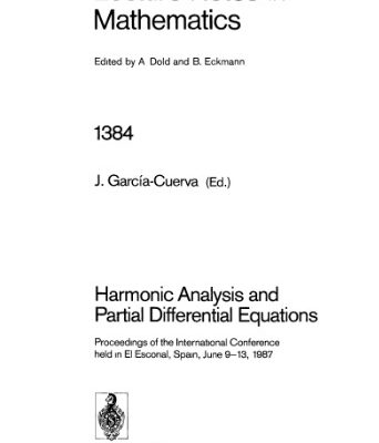 خرید و دانلود نسخه کامل کتاب Harmonic Analysis and Partial Differential Equations