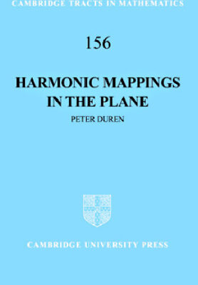 خرید و دانلود نسخه کامل کتاب Harmonic mappings in the plane