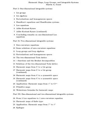 خرید و دانلود نسخه کامل کتاب Harmonic Maps, Loop Groups, and Integrable Systems