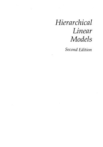 خرید و دانلود نسخه کامل کتاب Hierarchical Linear Models: Applications and Data Analysis Methods_68b228c520fda.jpeg خرید و دانلود نسخه کامل کتاب Hierarchical Linear Models: Applications and Data Analysis Methods