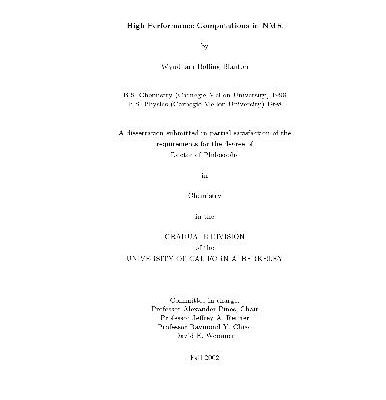 خرید و دانلود نسخه کامل کتاب High Performance Computations in NMR