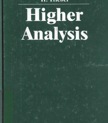 خرید و دانلود نسخه کامل کتاب Higher Analysis