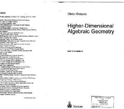 خرید و دانلود نسخه کامل کتاب Higher-dimensional algebraic geometry
