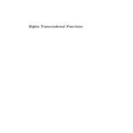 خرید و دانلود نسخه کامل کتاب Higher transcendental functions 3