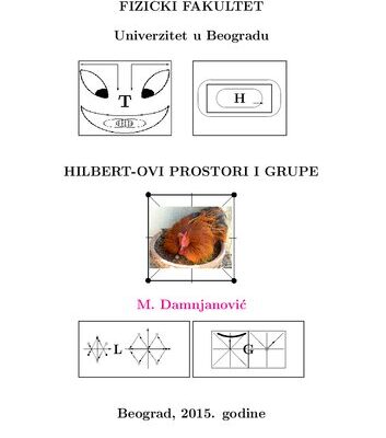 خرید و دانلود نسخه کامل کتاب HILBERT-OVI PROSTORI I GRUPE