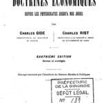 خرید و دانلود نسخه کامل کتاب Histoire des doctrines economiques depuis les Physiocrates jusqu’a nos jours