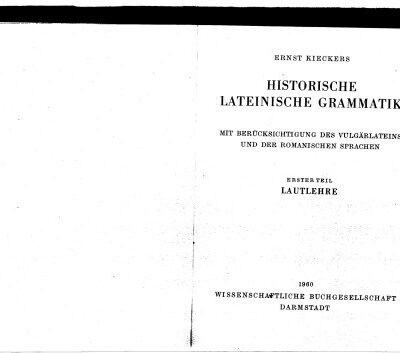 خرید و دانلود نسخه کامل کتاب Historische lateinische Grammatik