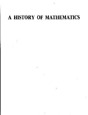 خرید و دانلود نسخه کامل کتاب History of Mathematics