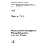 خرید و دانلود نسخه کامل کتاب Hochzusammenhangende Mannigfaltigkeiten und ihre Rander