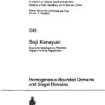 خرید و دانلود نسخه کامل کتاب Homogeneous Bounded Domains and Siegel Domains
