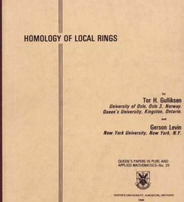 خرید و دانلود نسخه کامل کتاب Homology of Local Rings