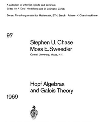 خرید و دانلود نسخه کامل کتاب Hopf Algebras and Galois Theory