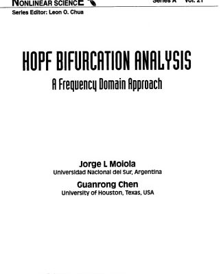خرید و دانلود نسخه کامل کتاب Hopf Bifurcation Analysis: A Frequency Domain Approach