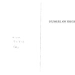 خرید و دانلود نسخه کامل کتاب Husserl or Frege?: Meaning, Objectivity, and Mathematics