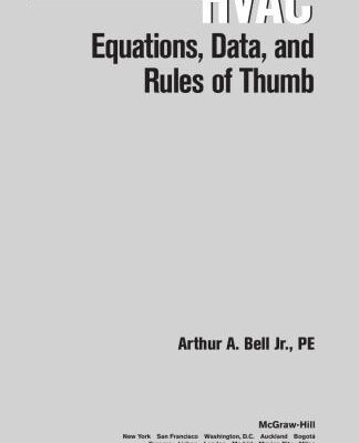 خرید و دانلود نسخه کامل کتاب HVAC Equations Data Rules of Thumb