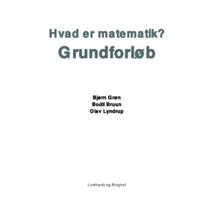 خرید و دانلود نسخه کامل کتاب Hvad er matematik? Grundforløb
