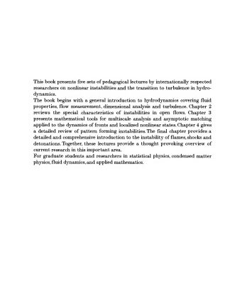 خرید و دانلود نسخه کامل کتاب Hydrodynamics and Nonlinear Instabilities (Collection Alea-Saclay: Monographs and Texts in Statistical Physics)