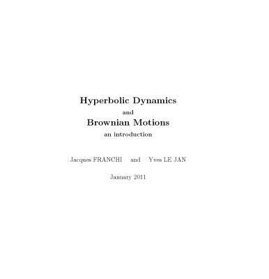 خرید و دانلود نسخه کامل کتاب Hyperbolic Dynamics and Brownian Motion: An Introduction