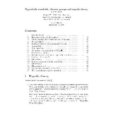 خرید و دانلود نسخه کامل کتاب Hyperbolic manifolds, discrete groups and ergodic theory