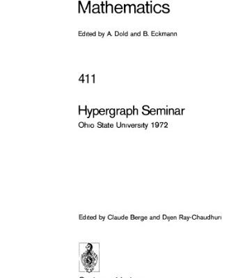 خرید و دانلود نسخه کامل کتاب Hypergraph Seminar: Ohio State University 1972