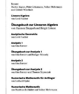 خرید و دانلود نسخه کامل کتاب �bungsbuch zur Linearen Algebra