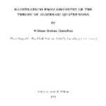 خرید و دانلود نسخه کامل کتاب Illustrations from Geometry of the Theory of Algebraic Quaternions