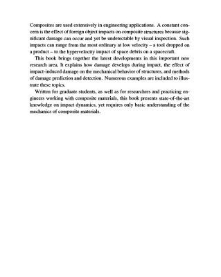 خرید و دانلود نسخه کامل کتاب Impact on Composite Structures